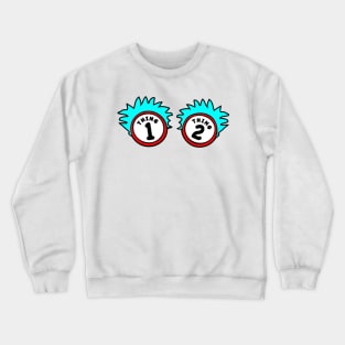 Thing 1 and Thing 2 Crewneck Sweatshirt